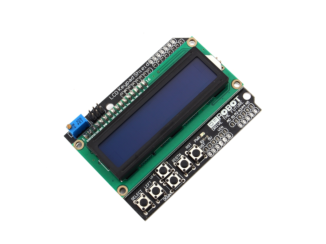 Módulo De Teclado Con Pantalla Lcd 1602 Con Retroiluminación Azul Para Robot R3