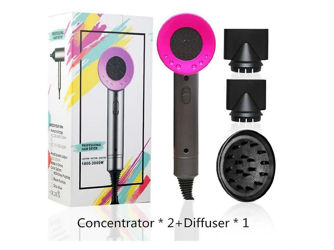 Secador de pelo profesional de 2000 W, eléctrico, con viento fuerte, secado en frío y caliente, martillo iónico negativo. Ly Ebike