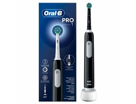 Cepillo de Dientes Eléctrico ORAL-B Pro 1 (Negro)