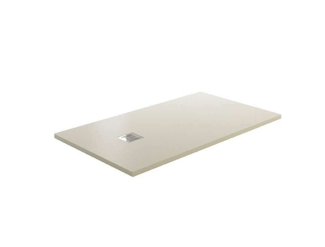 Plato De Ducha De Resina Mineral - Mampara De Ducha - Crema - 190X80Cm Gme