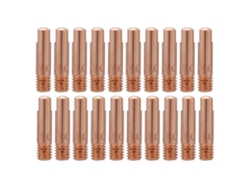 20 Puntas De Contacto De Cobre Para Soplete De Soldadura Mig/mag 15ak (1,0 Mm)