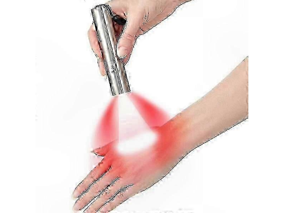 Lámpara portátil de terapia de luz roja para el rejuvenecimiento de la piel y el alivio del dolor.