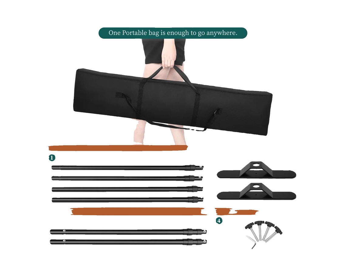 Sistema de soporte inferior, diseño de doble barra duradero, altura ajustable, sh Bjj 2530 Oem