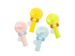 Ventilador de bolsillo recargable BRILVIBERA con diseño de diamante, 1800 mAh