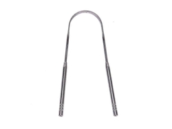 Cepillo Lingual De Acero Inoxidable - Limpieza Bucal E Higiene Dental (plateado)