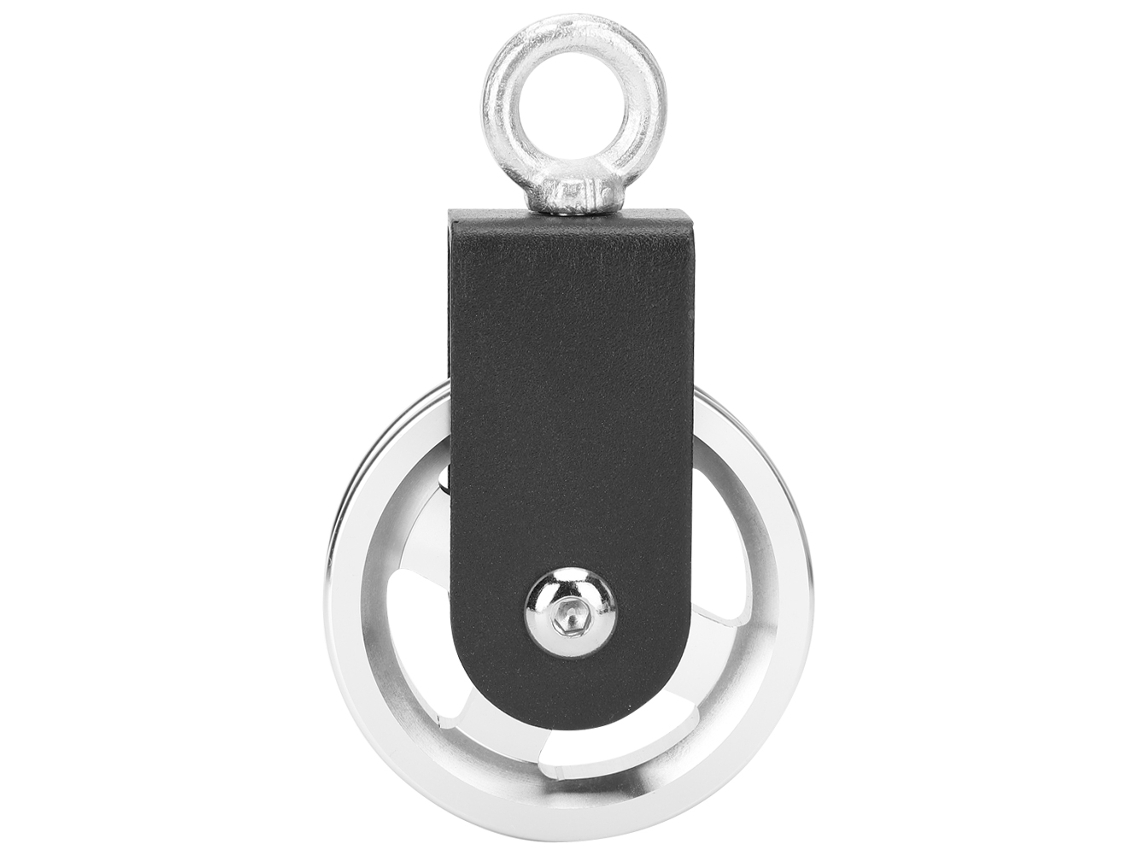 Polea de aleación de aluminio de 95 mm para equipos de fitness, suspensión silenciosa de ruedas, gimnasio deportivo DIY