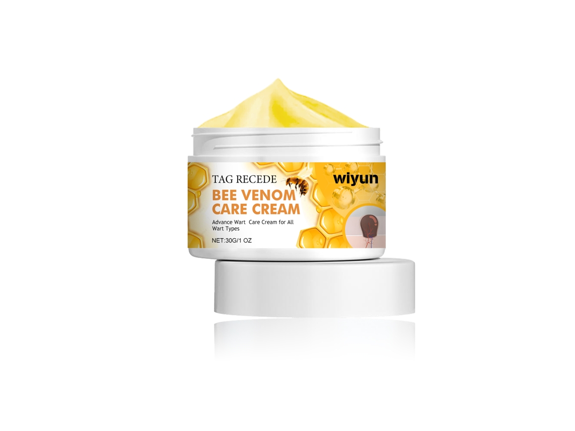 Crema purificante para el cuidado de la piel con veneno de abeja
