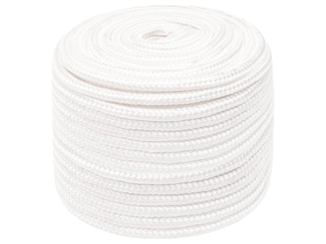 Cuerda para barcos de 14 mm y 100 m, de polipropileno blanco, completa HARLANV1