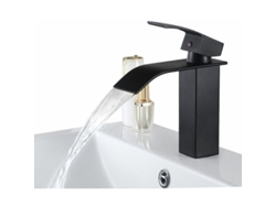 Torneira De Cascata Para Lavatório De Casa De Banho, Latão Cromado Relavaev