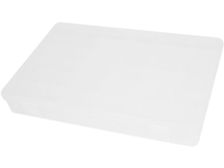 Caja De Almacenamiento De Plástico Blanco Con 36 Compartimentos Para Componentes Electrónicos