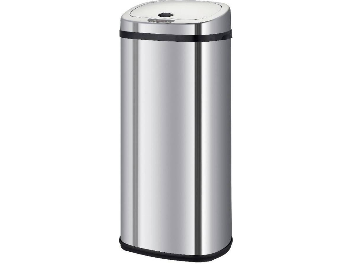 Cubo de Basura KITCHEN MOVE (Gris - Acero Inoxidable - 42 L)