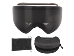 2026-gafas De Esquí Con Lente Magnética Anti Niebla Protección Uv Para Snowboard Outdoor Otg Marco Negro Lente Negra