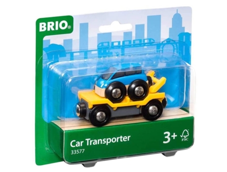 Jogo de Mesa BRIO Blue Car Transporter Wagon (2 Anos)
