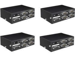 4 Conmutadores Bidireccionales Activos Serie Rs232 Mt-rs104 De 1 A 4