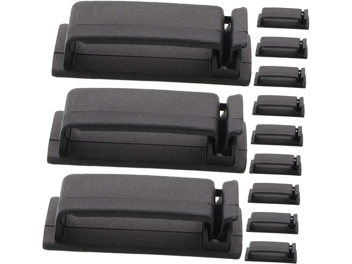 Juego De 30 Clips Adhesivos Para Cables, Ideales Para Organizar Los Cables Debajo Del Escritorio.