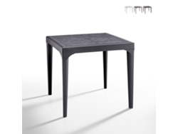 Mesa de jardín cuadrada para bar exterior 80x80cm en polipropileno Malmo Bica
