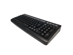 Teclado USB universal Mustek Mkb 800 español negro Mkb 800vayotoy