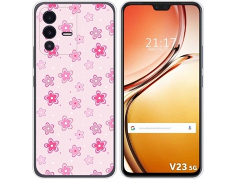 Carcasa para Vivo V23 5G TUMUNDOSMARTPHONE Dibujos Flores Multicolor