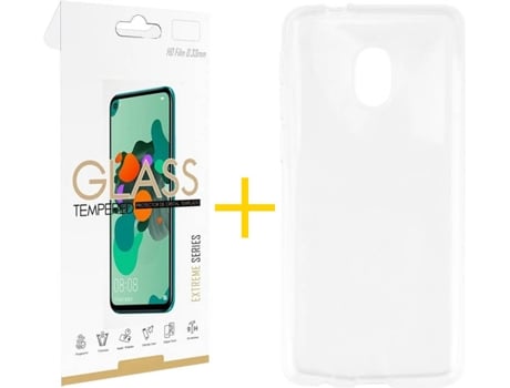 Carcasa + Protector Alcatel 1C 2019 SKYHE Lisa Transparente 79406