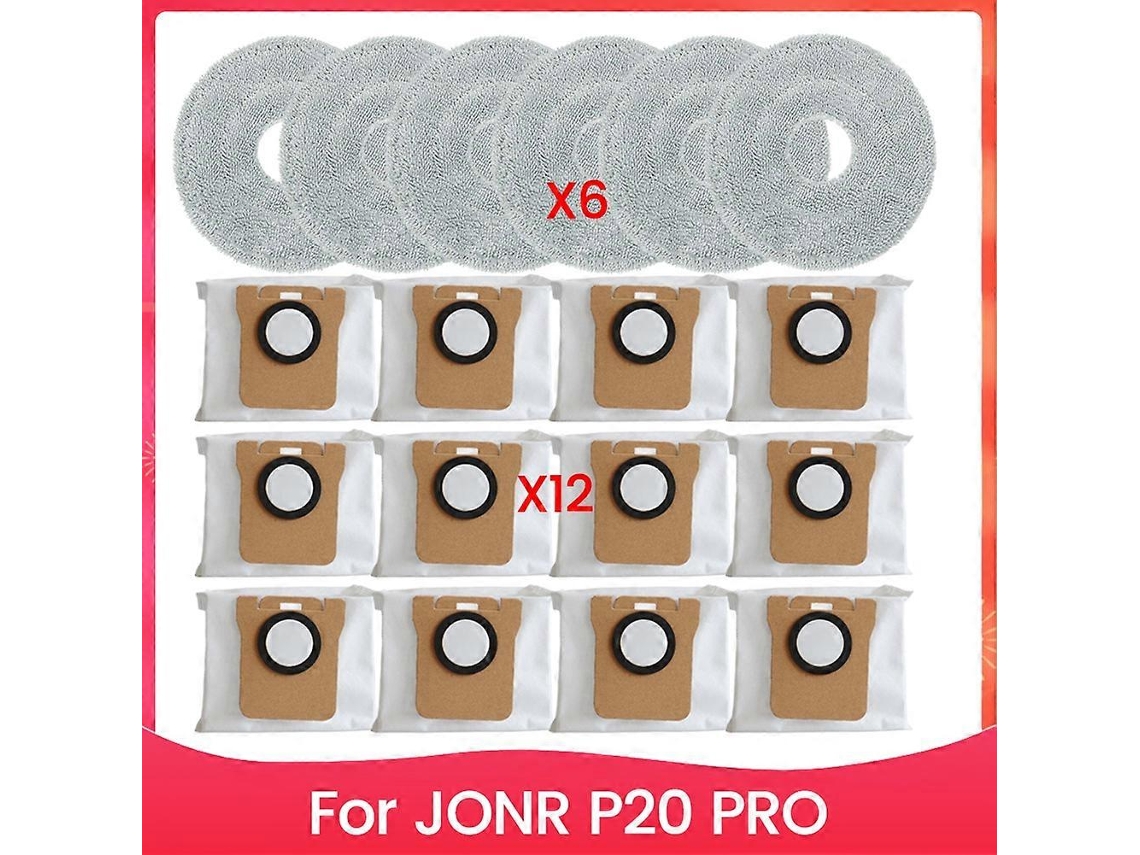 For P20 Pro Vacuum Cleaner Dust Bag Mop Cloth Efficient Microfiber Spare Cleaning Replacement Parts
