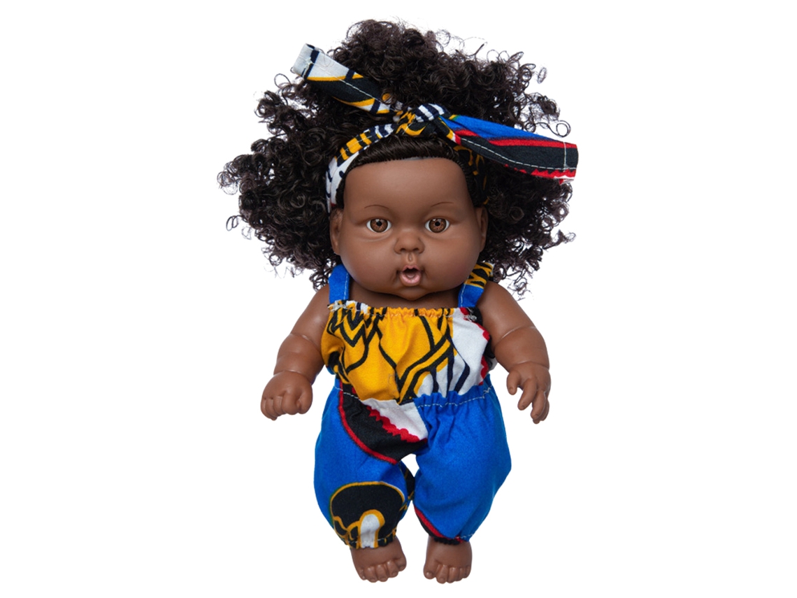 Muñeca Africana De 20 Cm, Muñeca Realista Para Niños, Regalo De Cumpleaños.
