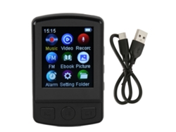 Reproductor MP3/MP4 (Bluetooth 5.2, pantalla a color de 1,77 pulgadas)