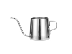 Hervidor de café de acero inoxidable con boquilla de cuello de cisne (plateado - 250 ml) Specment