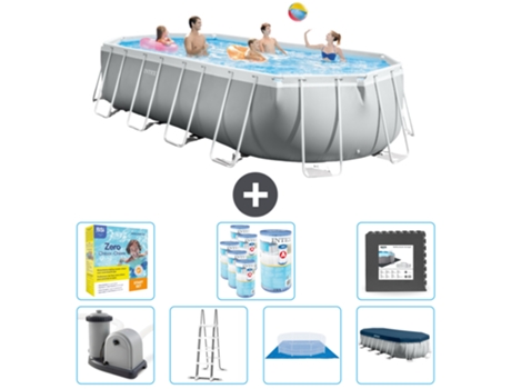 Piscina Tubular INTEX 26798GN-CB49 (18202 L - 305x122cm)