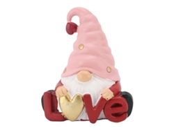 Dulce Estatua De Gnomo De Resina Para Decoración Del Hogar, Bodas, Regalos Navideños Bs3009