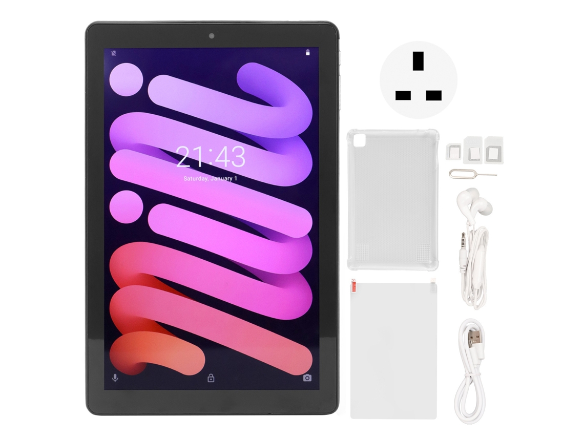 Tableta de 10 pulgadas, 4 GB de RAM, 256 GB de ROM, Android 11, 8 núcleos, color negro dorado claro