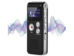 Minigrabadora De Voz Multifuncional Recargable (8 Gb), Reproducción De Audio Digital Y Mp3, Led Rgb, Usb, Para Decoración De Dormitorio.