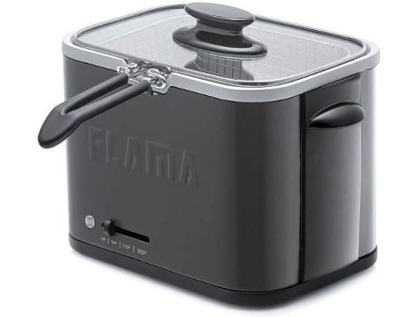 Freidora de Aceite FLAMA 620FL (1 kg - Negro)