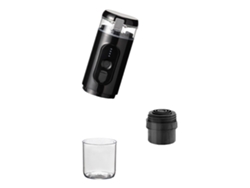 Cafetera portátil con batería de 2500 mAh y 18 bares.