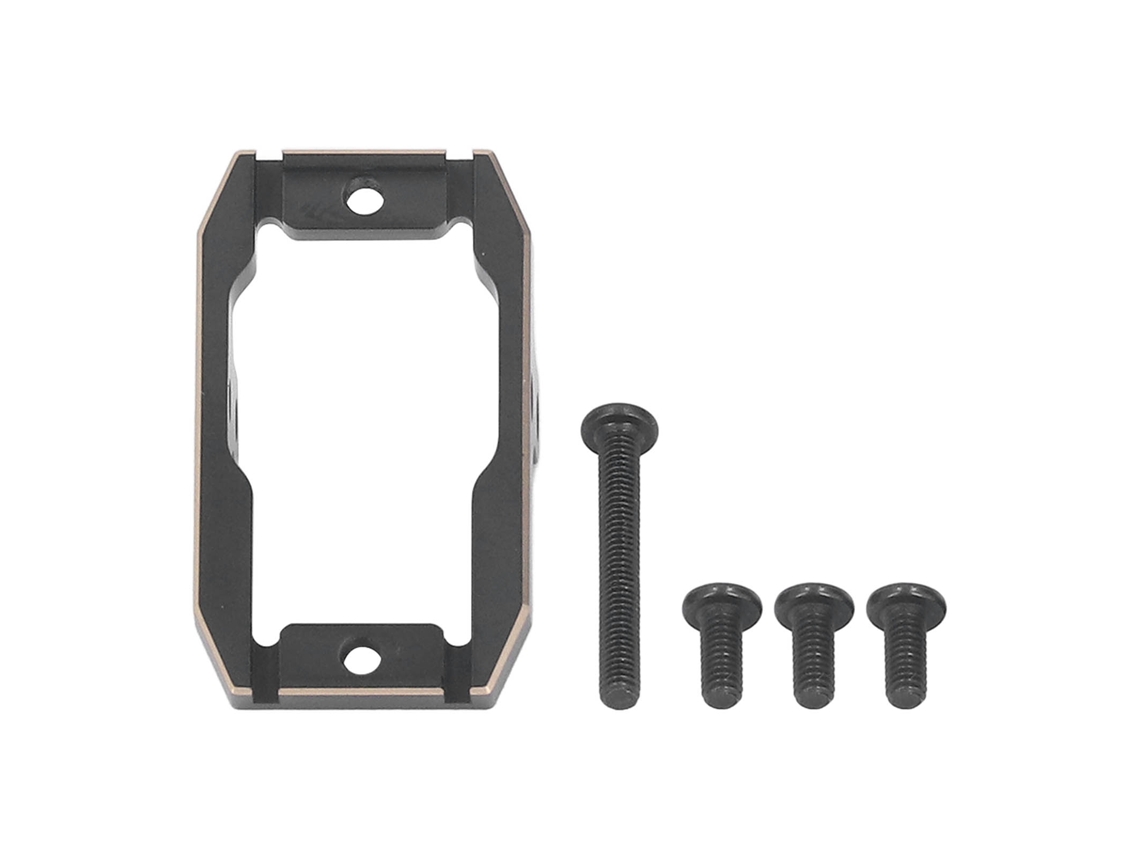 Soporte De Servo De Latón Negro Para Coche Rc Traxxas 1/18 - Fácil Instalación - Duradero