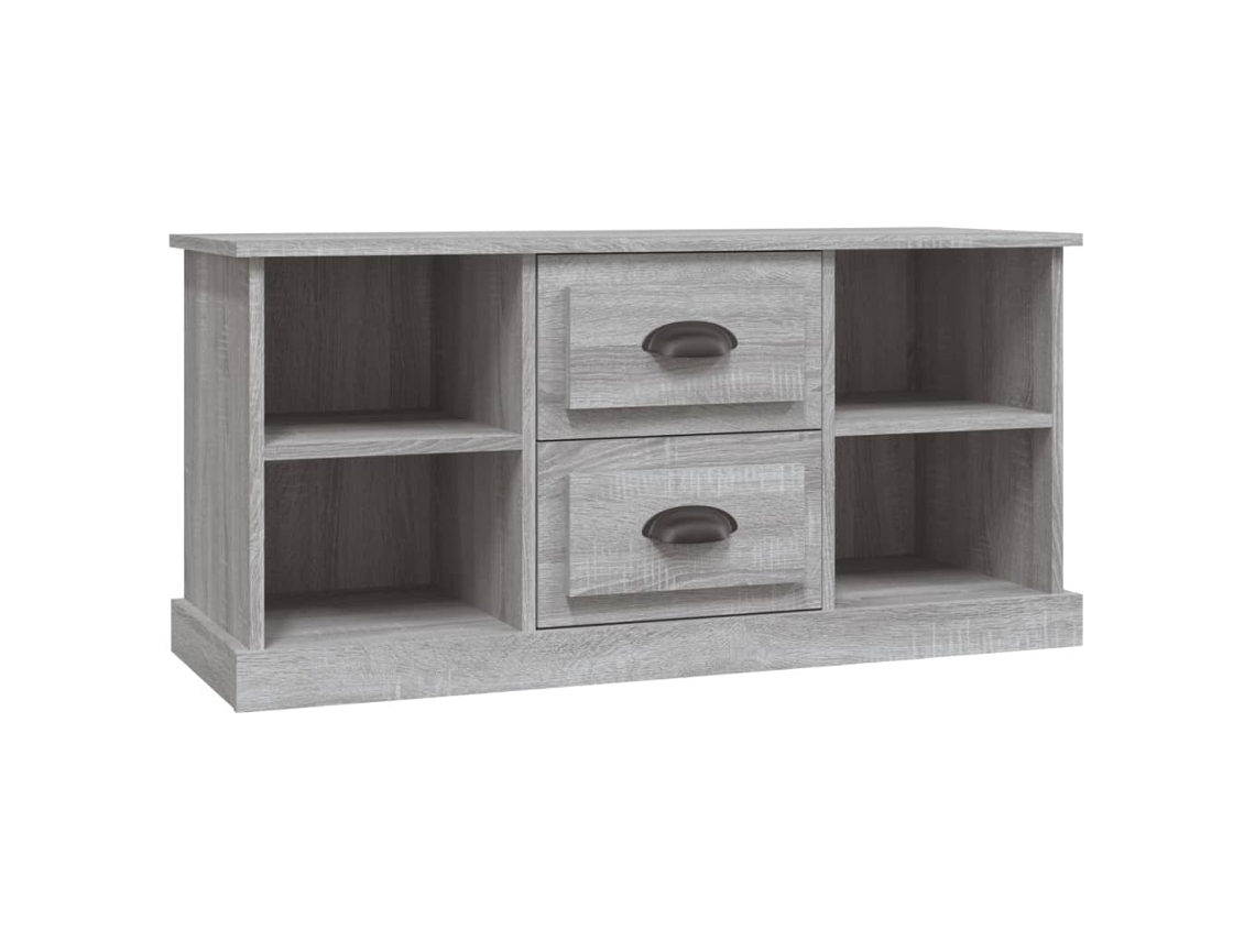 Mueble de TV MAISON EXCLUSIVE en derivados de madera gris Sonoma (99,5x35,5x48 cm)