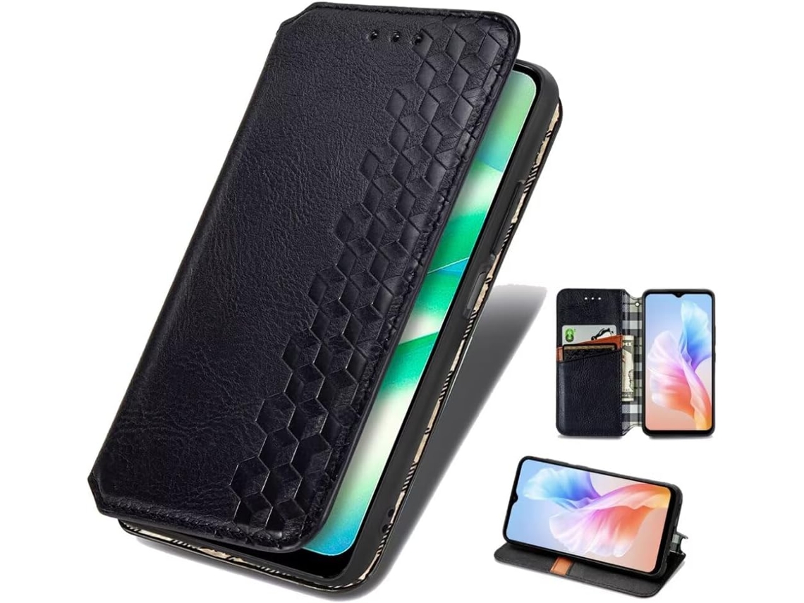 Compatible Con La Funda Doogee Note 59 Pro, Funda Tipo Cartera De Cuero Sintético, Elegante Tapa Abatible.