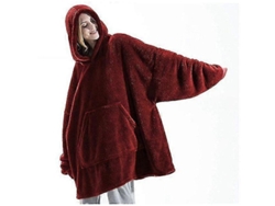 2026-sudadera Con Capucha Blanket Warm Soft Sherpa Fleece Oversized Usable