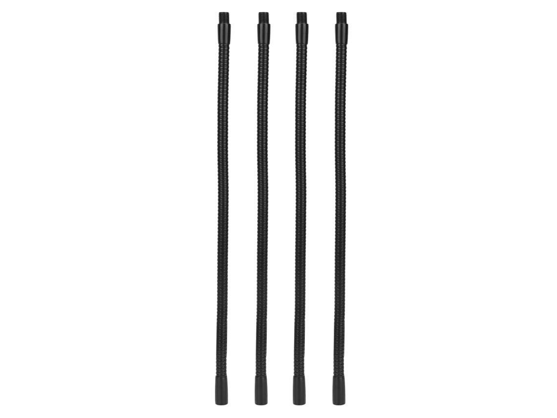 4 Mangueras Flexibles De Aluminio Con Cuello Cisne Para Lámparas Mesa Y Escritorio, 10 Mm Diámetro