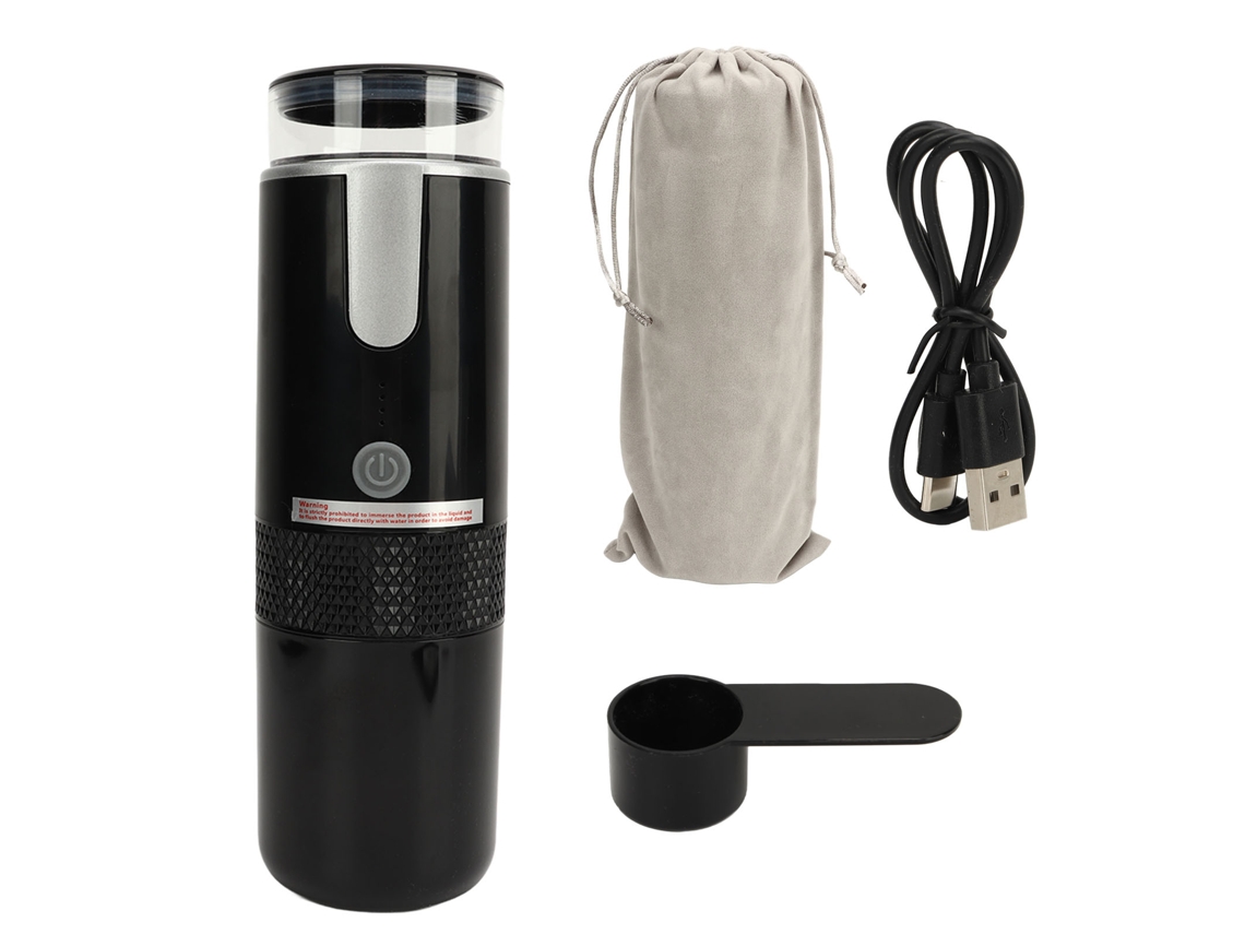 Cafetera Portátil Mini Inalámbrica Recargable Tipo C De 1200 Mah Para Viajes Y Camping Con Cápsulas K-cup.