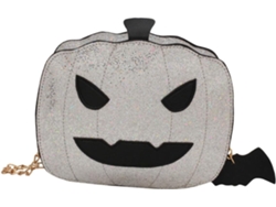 Bolso De Hombro De Pu Con Diseño De Calabaza De Halloween Para Mujer, Bolso De Mano Compacto Y Moderno Para El Trabajo.
