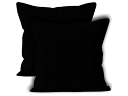 Capas de Almofada 2pc Amarelo Sunbeam Têxtil de Algodão Sólido Canvas (50x50cm)