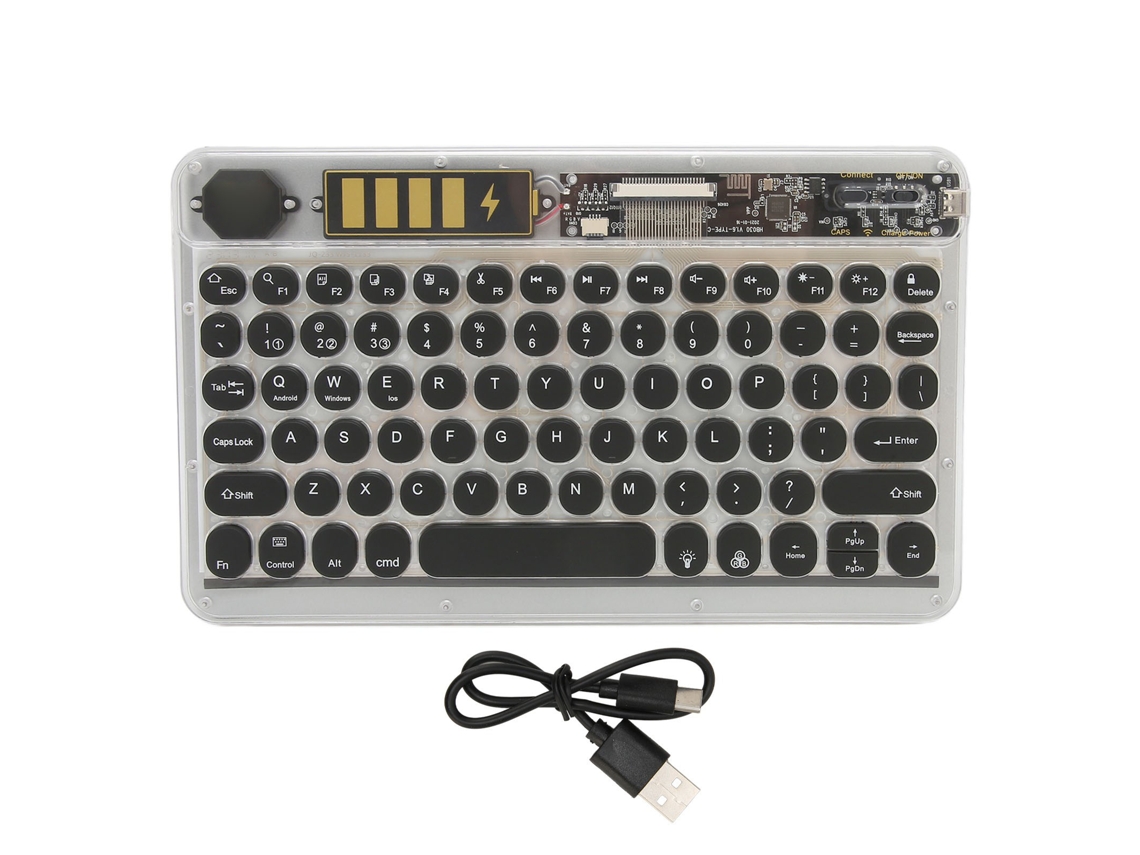 Teclado inalámbrico Bluetooth recargable