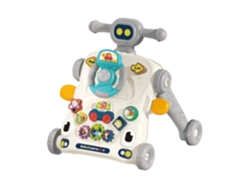 Andador convertible para bebé con volante divertido, color gris Sstrwgood