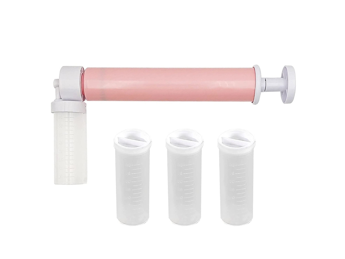 Aerógrafo manual para decoración de pasteles, herramientas de bricolaje, 4 tubos de pulverización para pasteles NEVEANCE