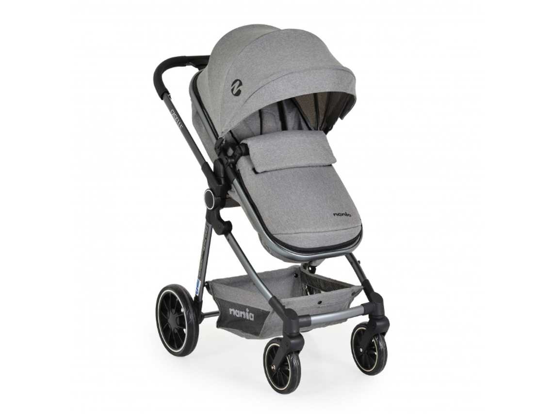 Cochecito De Bebé Moni 2 En 1 Giselle Gris