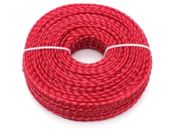 Cabezal universal de plástico de 2 hileras para cortacésped, 3,0 mm, para jardín.