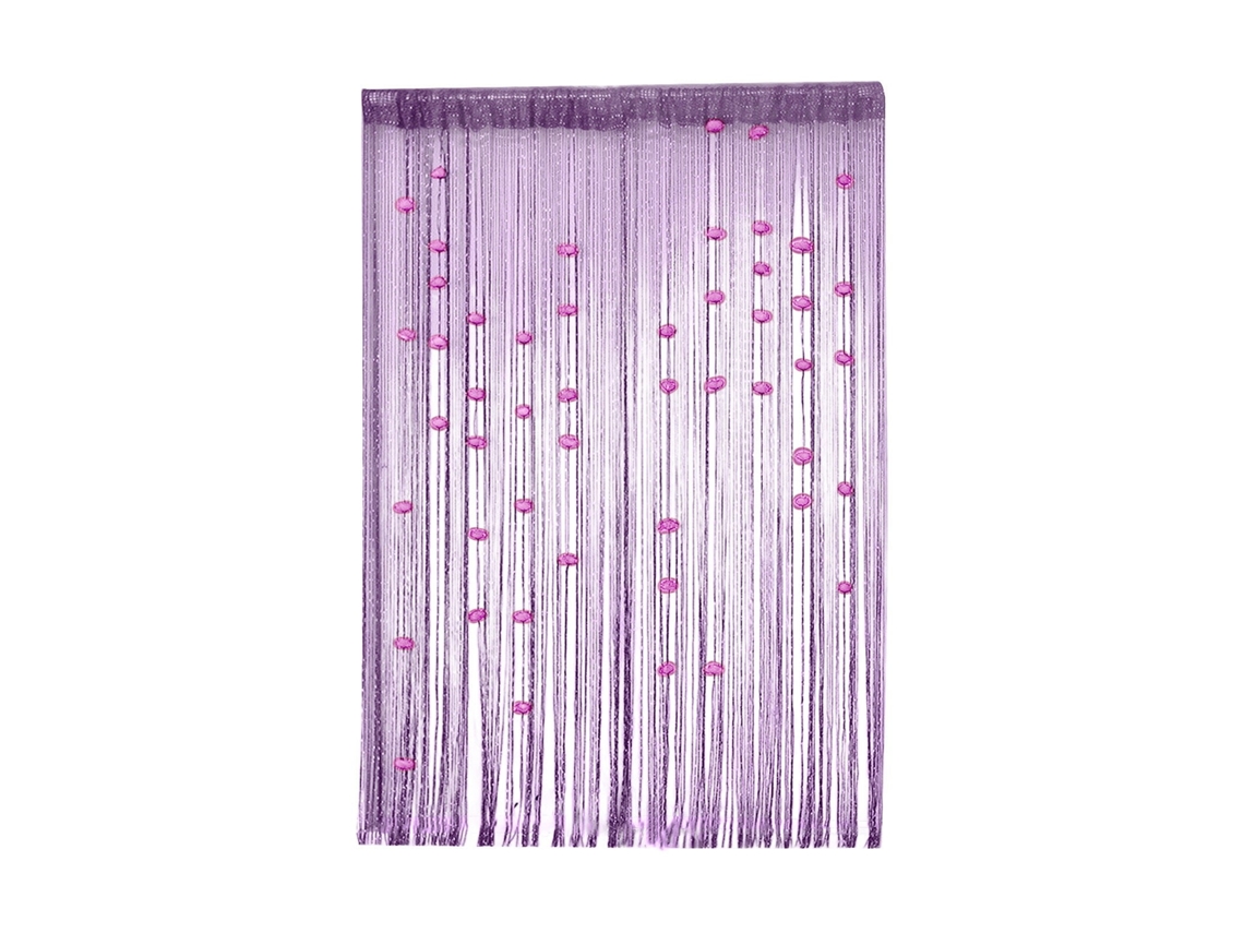 Las Cortinas De Hilos Con Estampado De Rosas Son Adecuadas Para Puertas Y Ventanas.