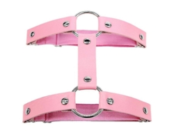 Fasst-2pcs Jarretel Gothic De Doble Fila Con Cuerda Elástica Punk Talla Única