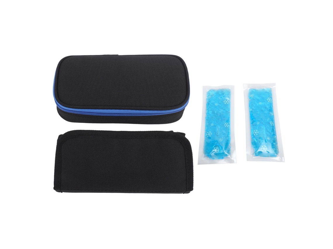 Bolsa de viaje para enfriar insulina, bolsa para diabéticos con paquetes de hielo, bolsa de enfriamiento de medicamentos portátil y versátil.