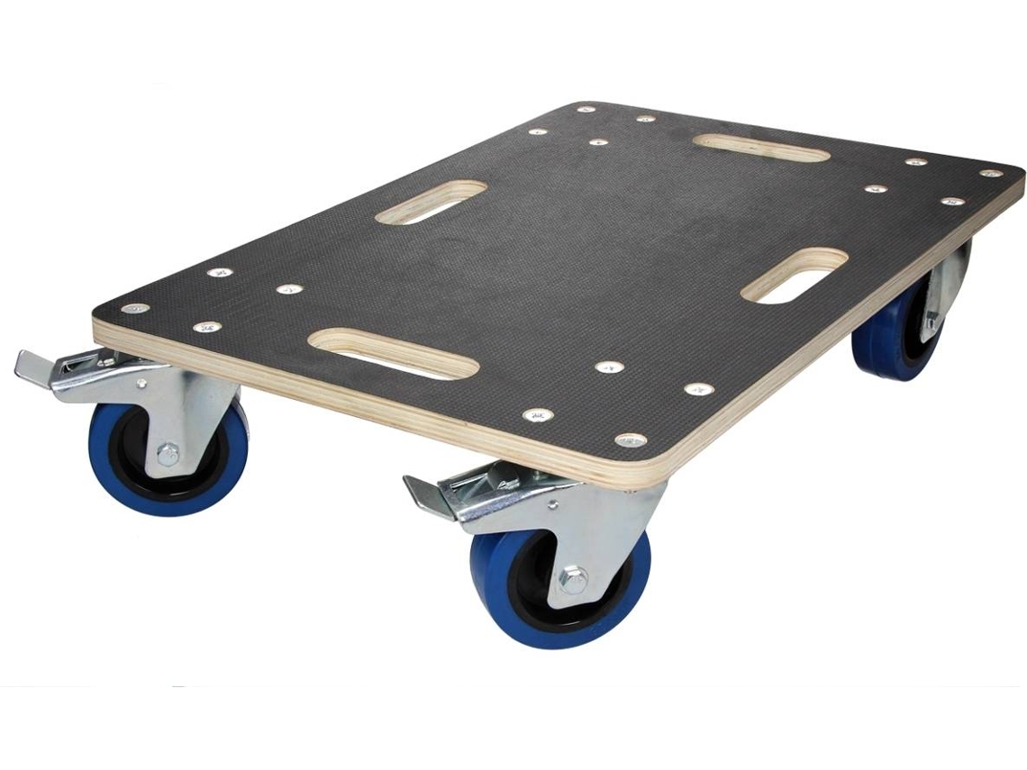 Plataforma de carga ECD 40x60cm con ruedas para mover muebles de hasta 800kg